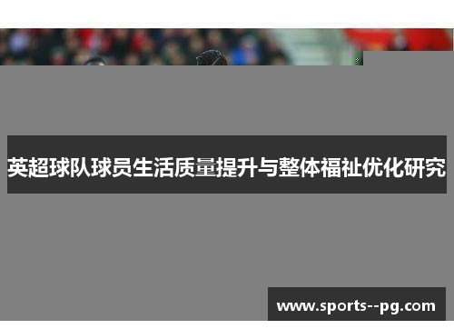 英超球队球员生活质量提升与整体福祉优化研究